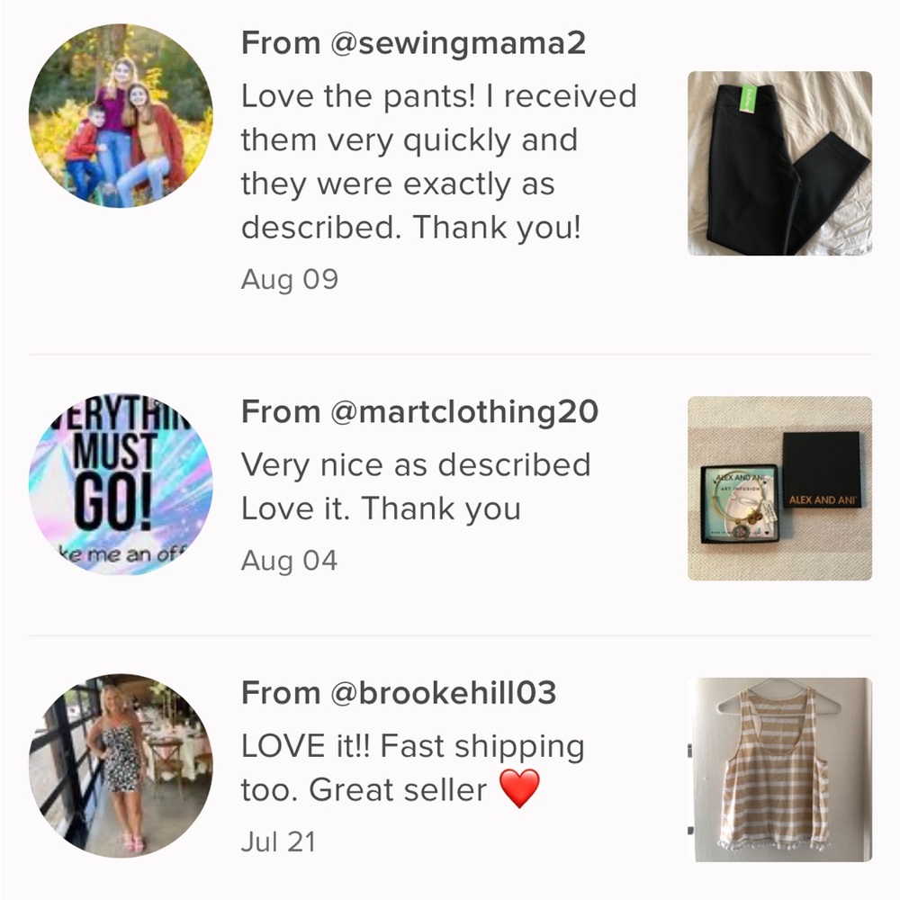 Love notes ❤️ ✨posh ambassador - shop with confidence!